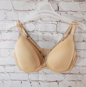 Chantelle Full Coverage T Shirt Space Bra 42DDD Beige